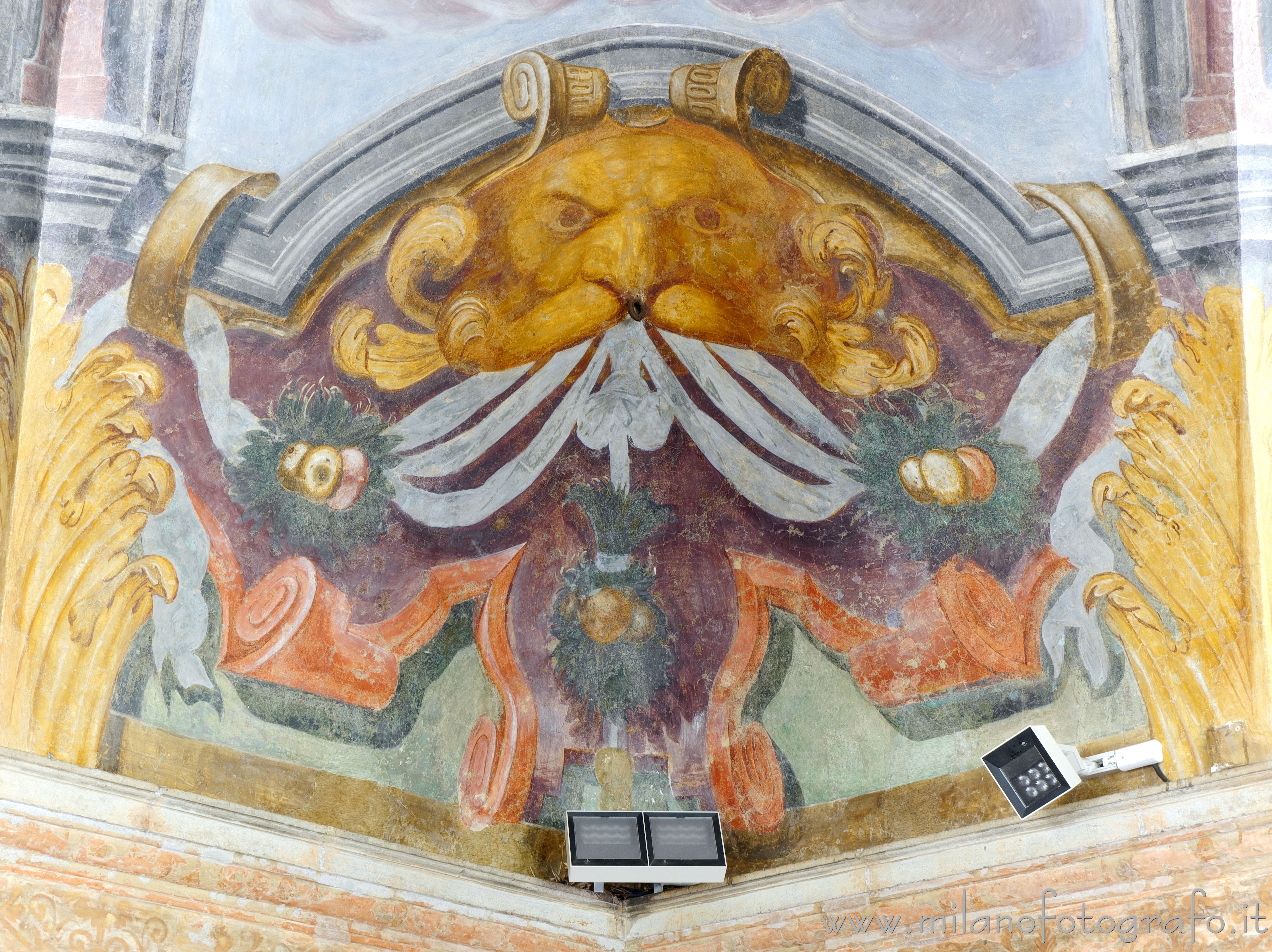 Milan (Italy) - Lion-shaped mascaron in the Church of Santa Maria alla Fontana - Full resolution picture